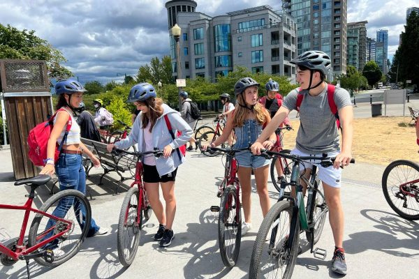 Biking in Stanley Park